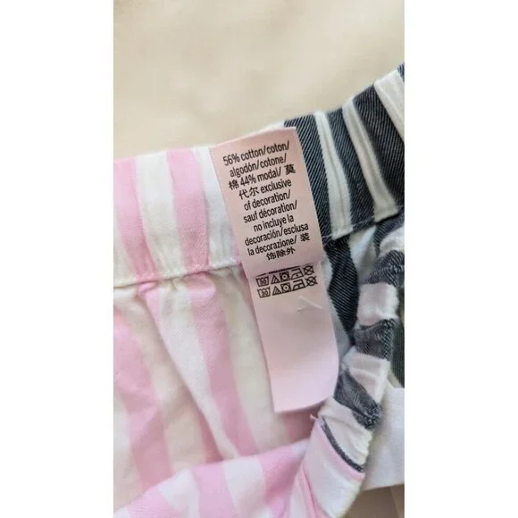 VICTORIA'S SECRET Women's Pajamas Flannel PJ 2-piece Set Small Stripes - Picture 10 of 10